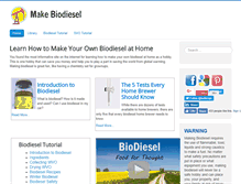 Tablet Screenshot of make-biodiesel.org
